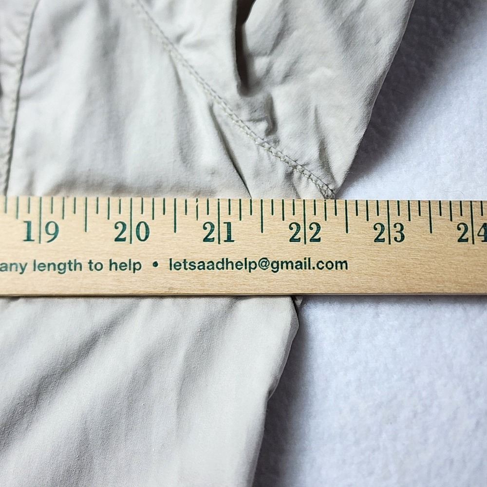Eddie Bauer Womens Utility Jacket Cotton Lightweight Gorpcore Hiking Neutral XL - Picture 11 of 16